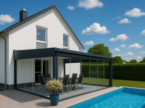 Sommer- und Kaltwintergarten aus Aluminium mit VSG-Glas