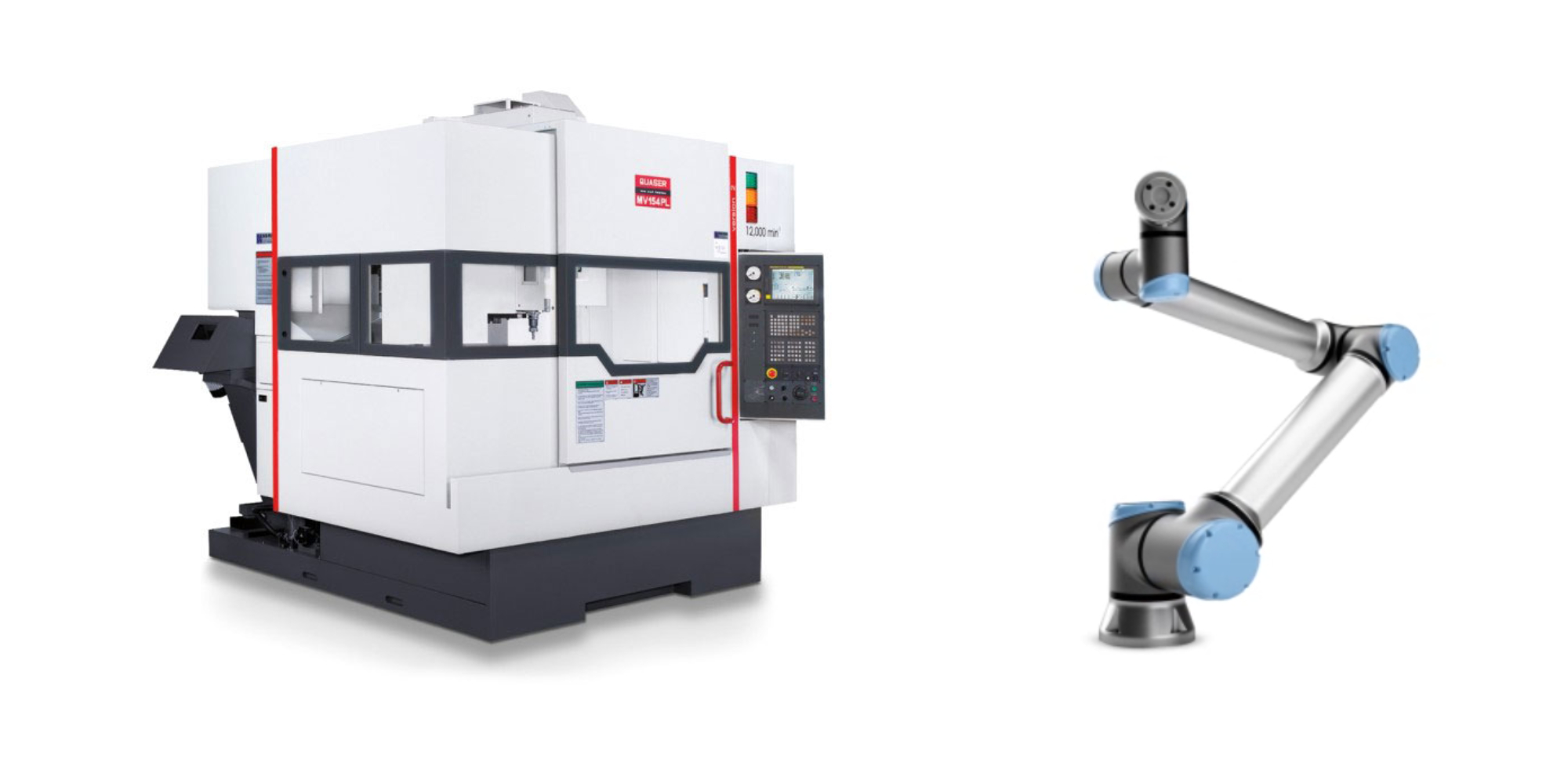 Quaser MF-184P mit Universalrobot UR10e