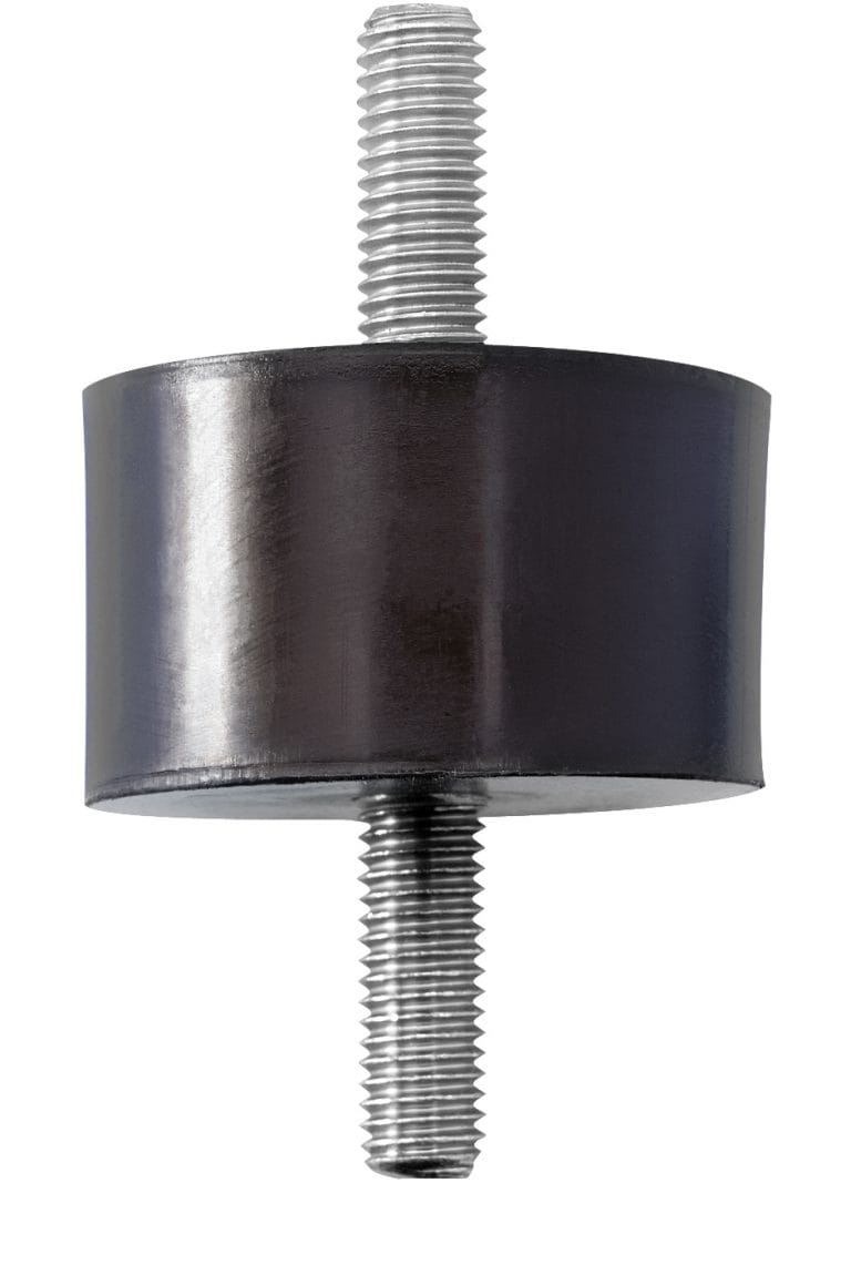 Gummi-Metall-Puffer Typ-1 (A), einseitiger Gewindebolzen