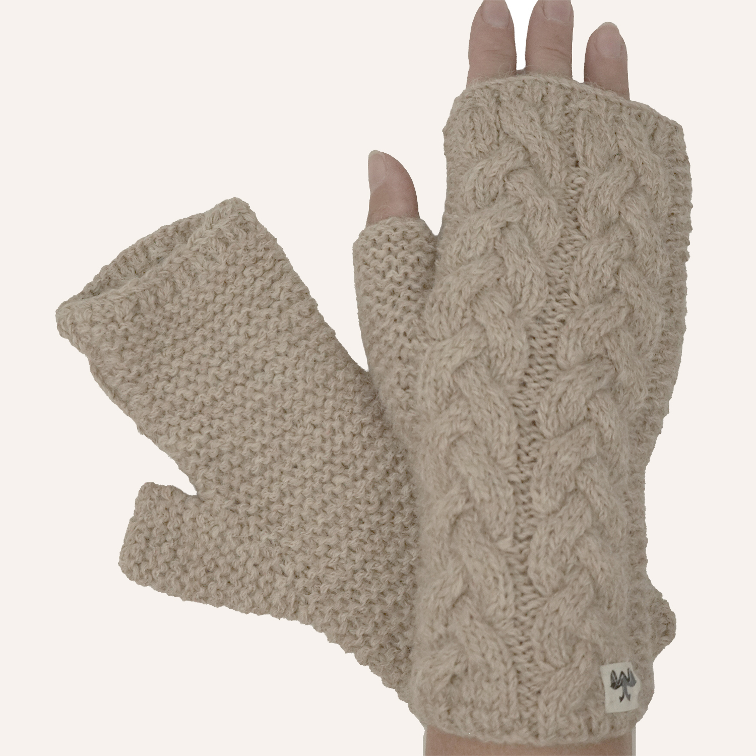 Wrist warmers DOPPELZOPF