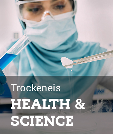 Trockeneis für medizinische Produkte und Laborproben