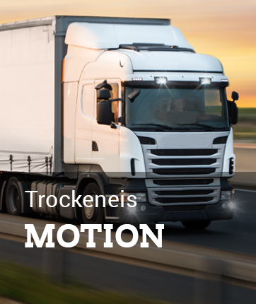 Trockeneis für Transporte zu Wasser, an Land und in der Luft
