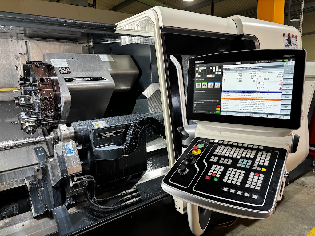 CNC-Drehmaschine in der Produktion
