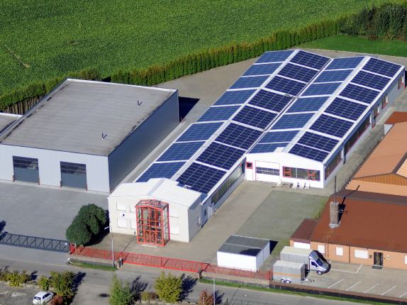 Photovoltaikanlage am Firmensitz