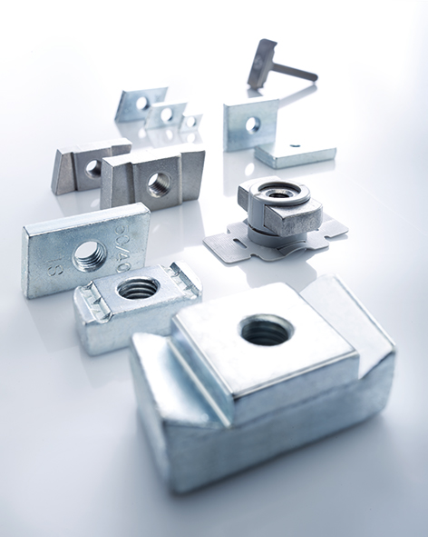 Threaded plates (channel nuts)