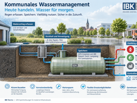 GFK-Wasserspeicher/Löschwasserbehälter