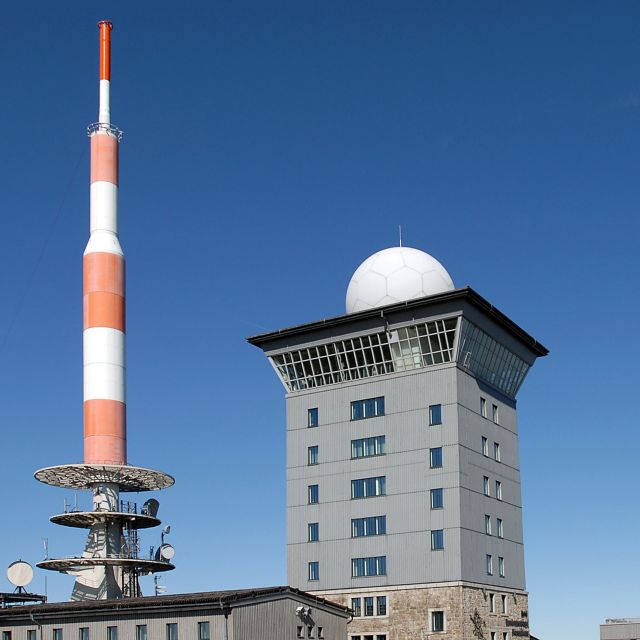 Antennenzylinder auf dem Brocken
