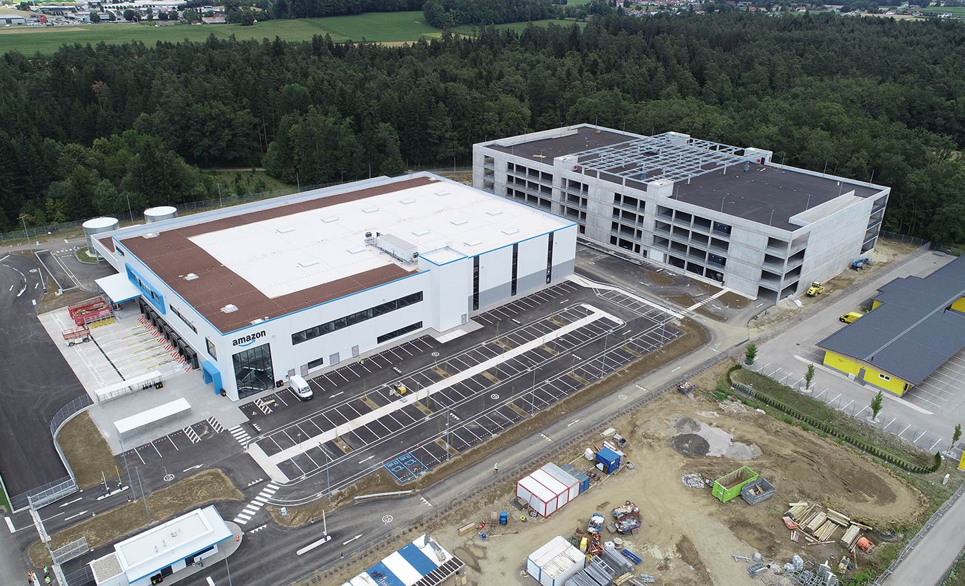 Amazon Klagenfurt, Büro & Logistikhalle