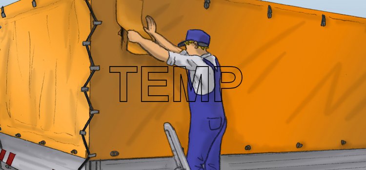 Planenreparatur