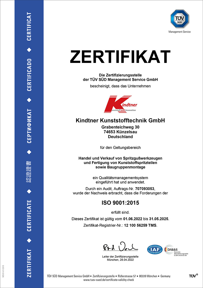 Kindtner – Fertigung