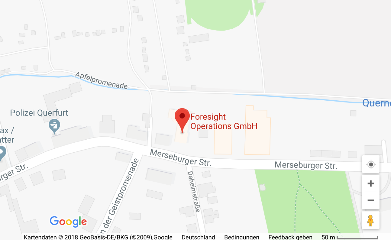 Anfahrtskarte
