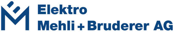 Elektro Mehli + Bruderer Logo