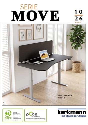 Steh-/Sitztisch Move