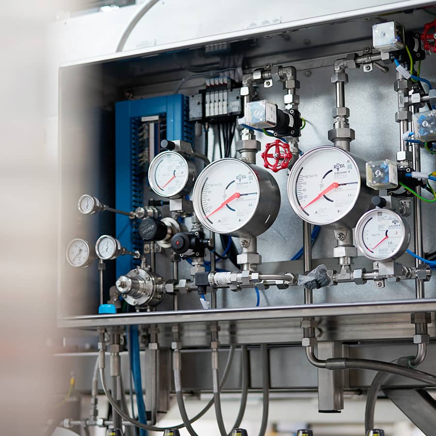 Filtrationsversuche