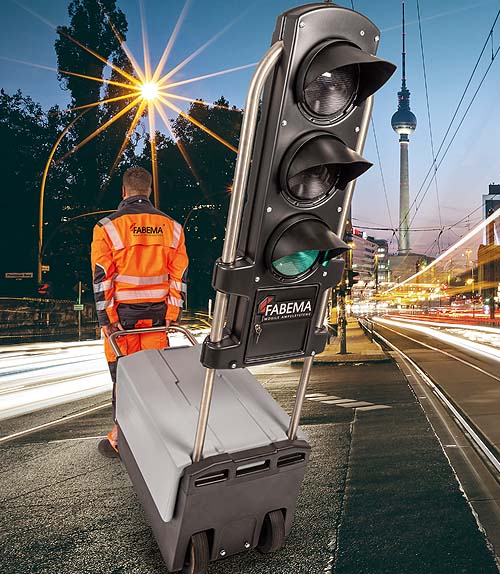 Mobile Lichtsignalanlagen / Baustellenampeln