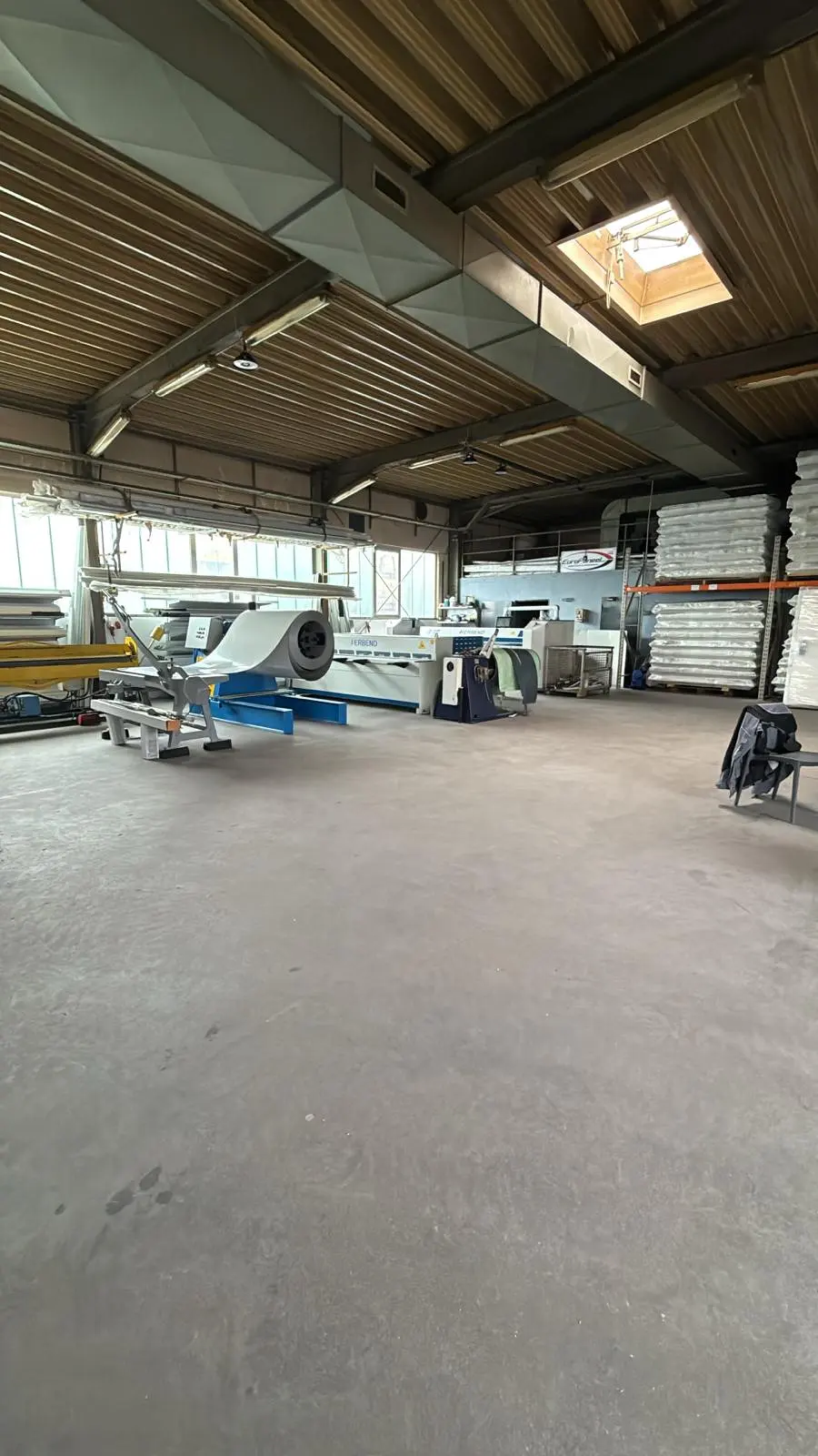 Werkstatthalle am Standort