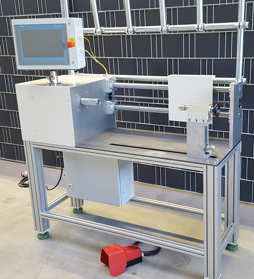 Spulenwickelmaschine für den Kleintransformatorbau