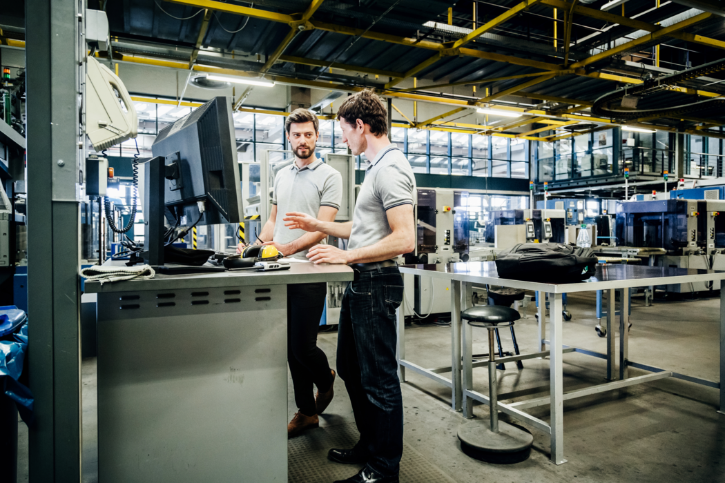 Prozessanlage im industriellen Umfeld