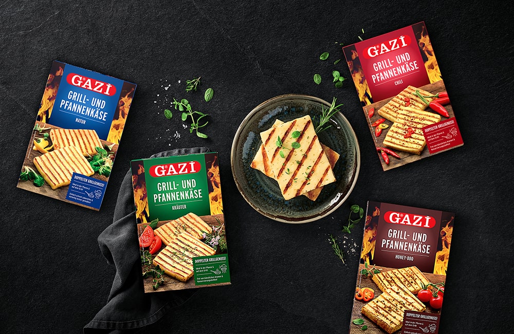 GAZİ Grill- und Pfannenkäse