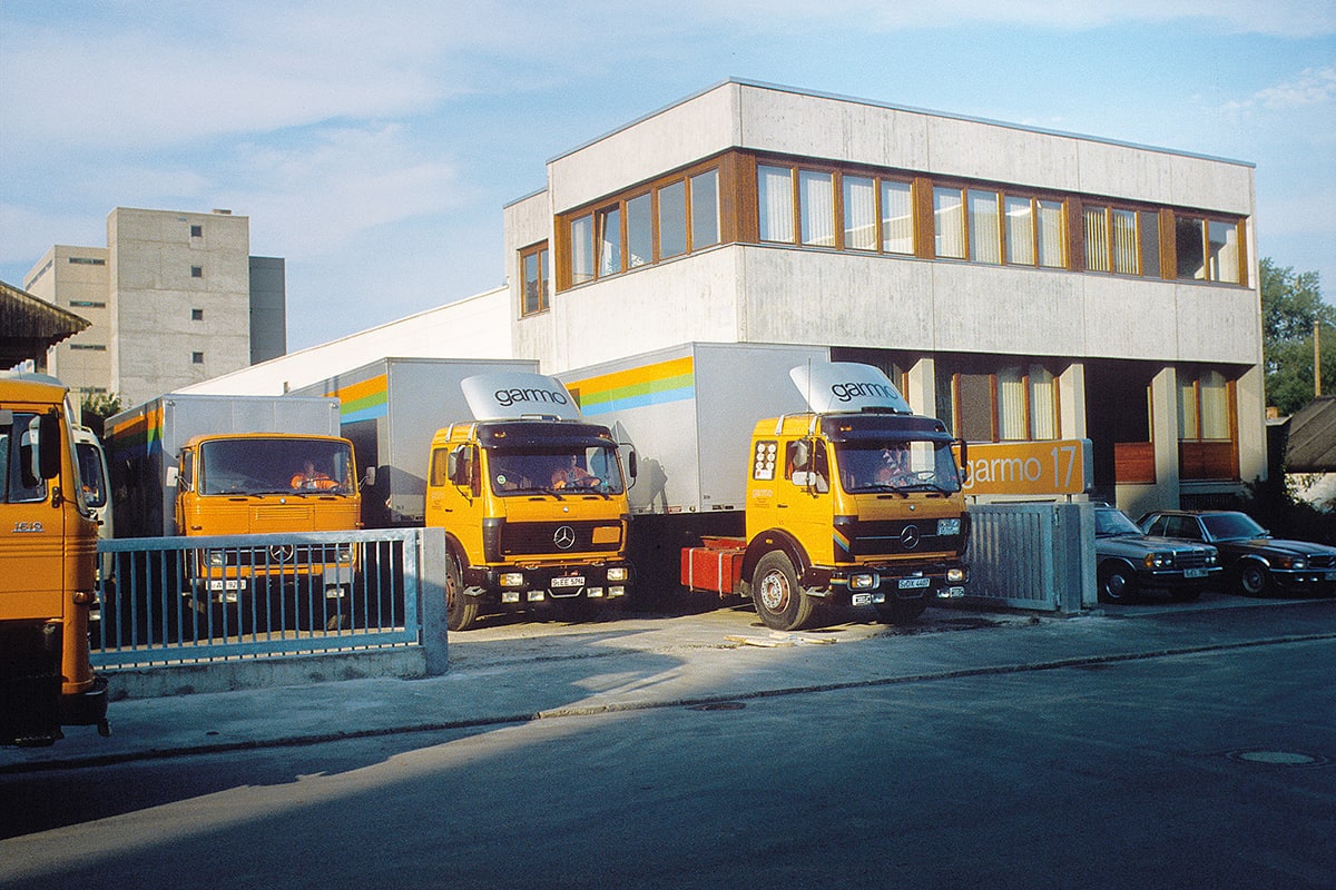 Erstes Lager mit Verwaltungsgebäude, 1978