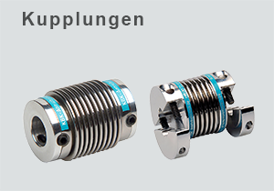 Kupplungen (Metallbalg, Nickelbalg, Elastomer, Sicherheitskupplung)