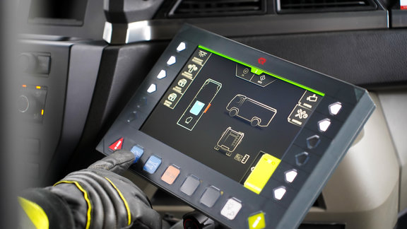 Bediensystem für Feuerwehrautos (Rosenbauer)