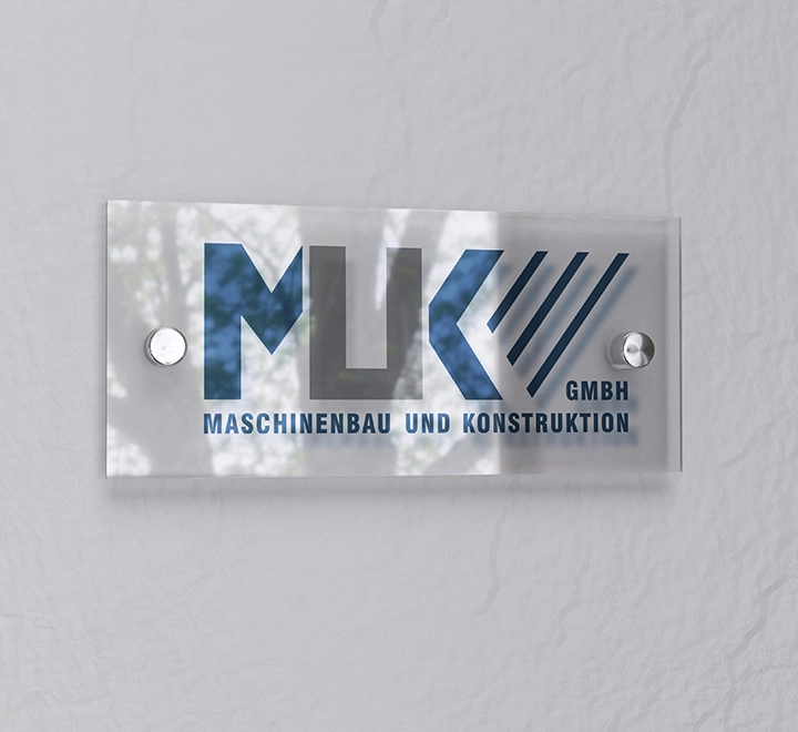 Firmenschild MuK
