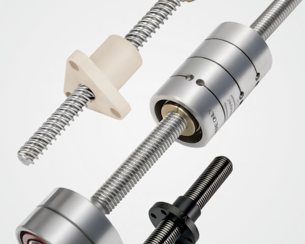 Geschliffener Gleitgewindetrieb (Steigung ab 0,2 mm)