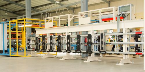 Montagelinie für Kunststoffkraftstoffbehälter