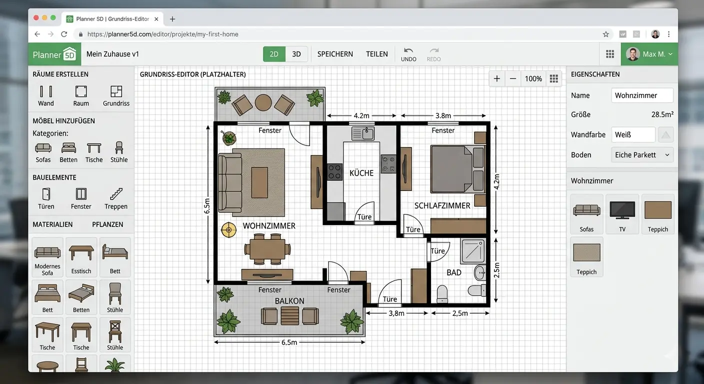 Ratingbericht Planner 5D