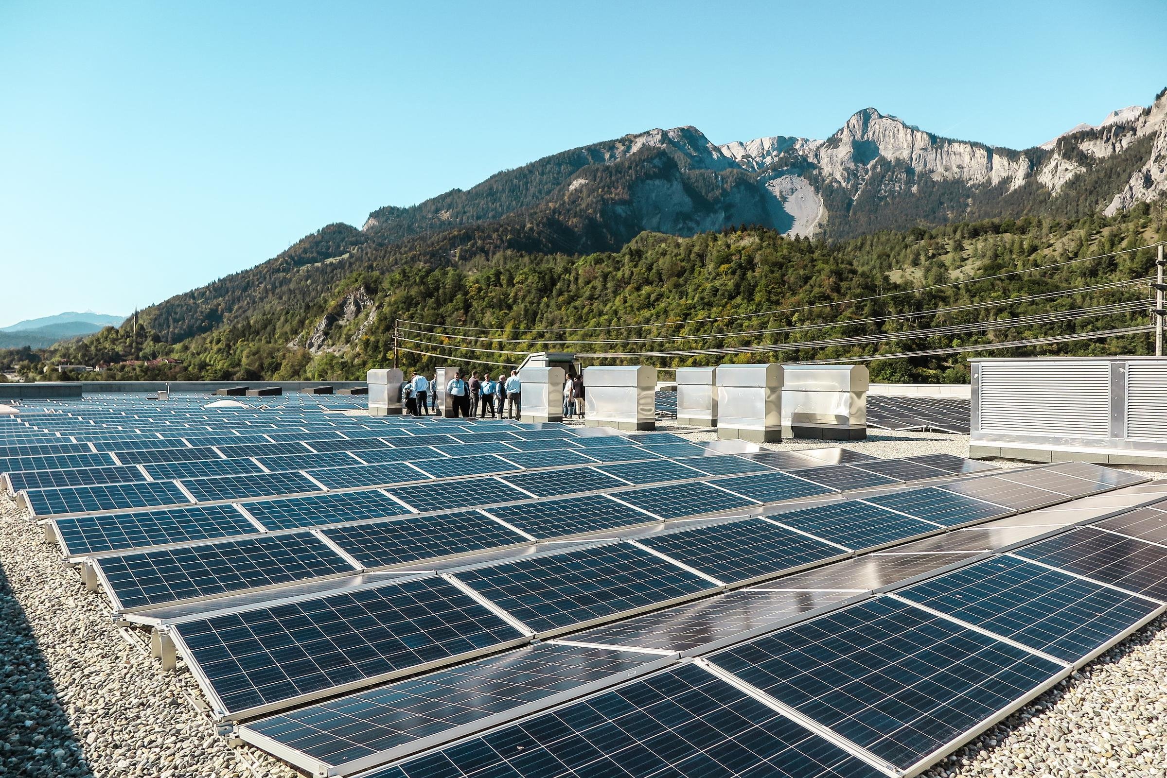 Photovoltaikanlage am Firmendach