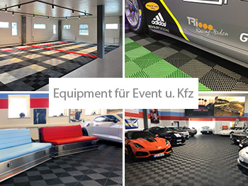 Equipment für Events und Kfz