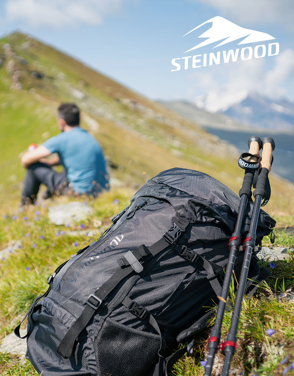 Steinwood Premium Carbon Wanderstöcke