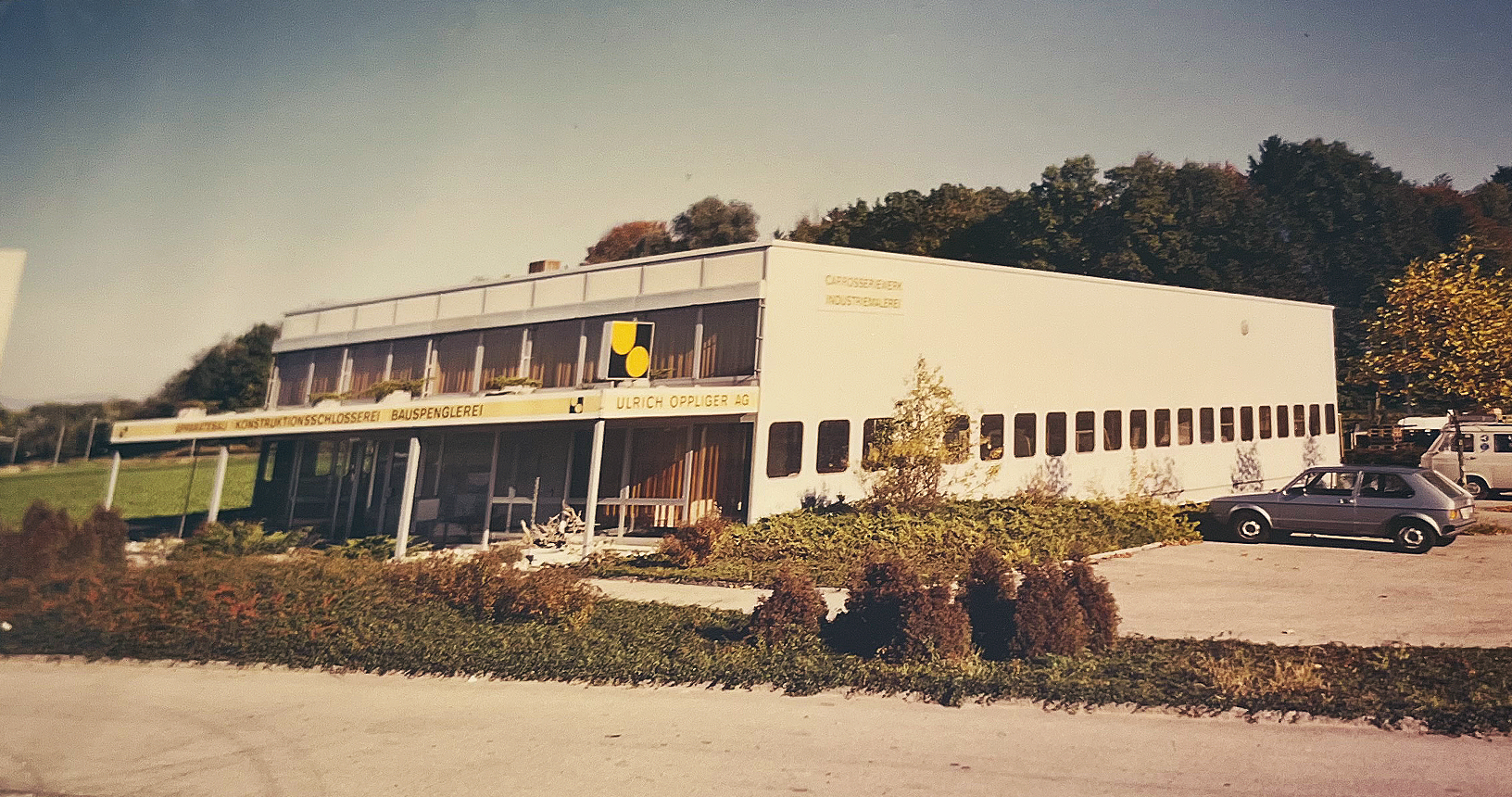 Historische Aufnahme des Betriebs