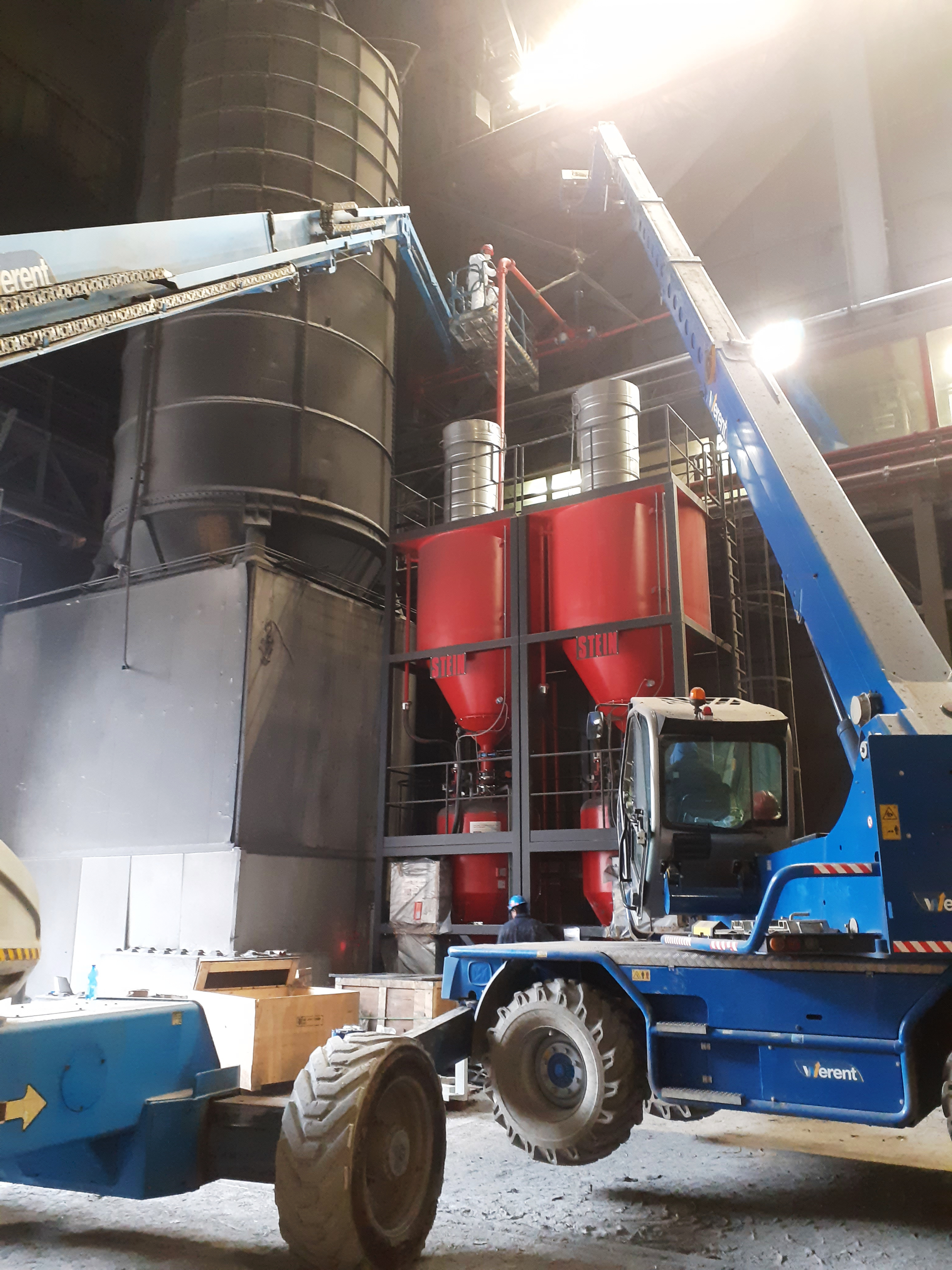 Anlagentechnik im Einsatz