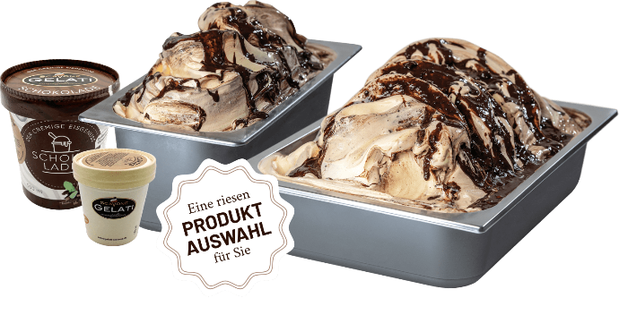Produktauswahl der Eismanufaktur