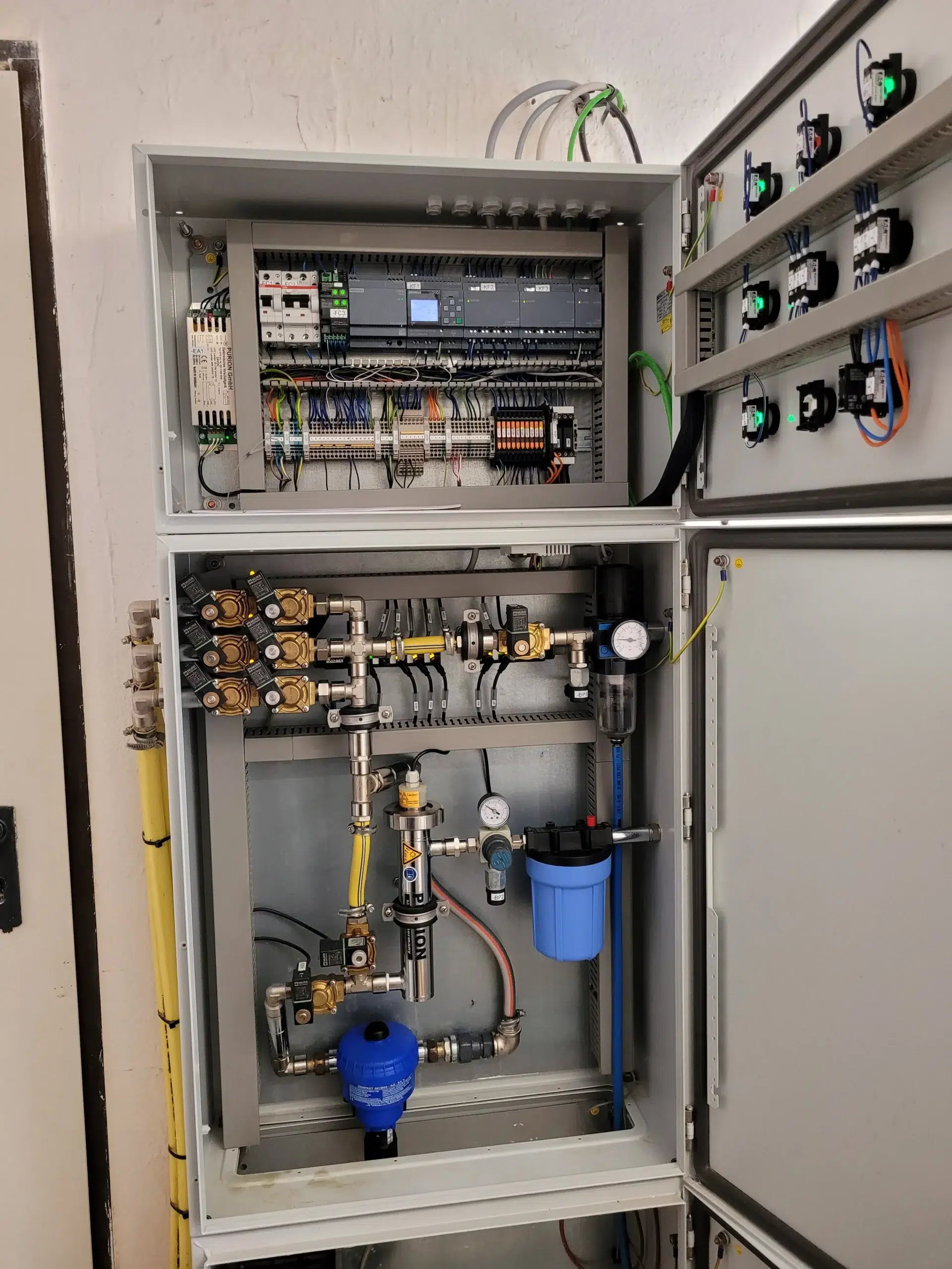Drinking-line flushing – system detail