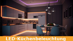 Küchenbeleuchtung mit LED-Streifen
