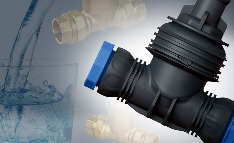 Drinking water component in polyamide – replaces brass