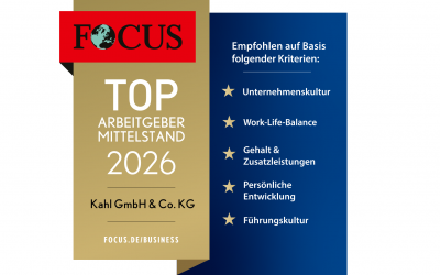 FOCUS Top-Arbeitgeber 2026 (Mittelstand, Platz 12 Chemie)