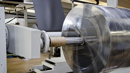 Produktion der Folien- und Plattenextrusion