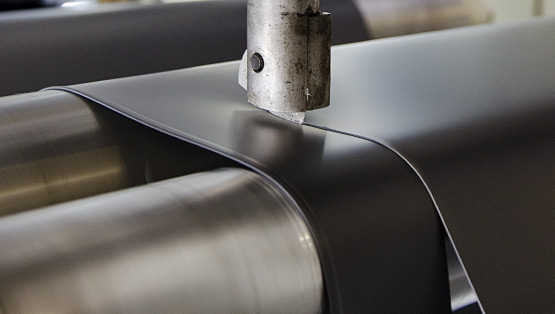 Produktion der Folien- und Plattenextrusion