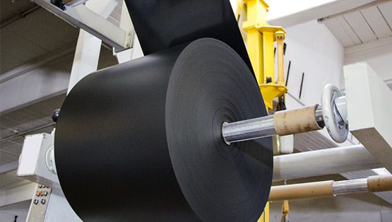 Produktion der Folien- und Plattenextrusion