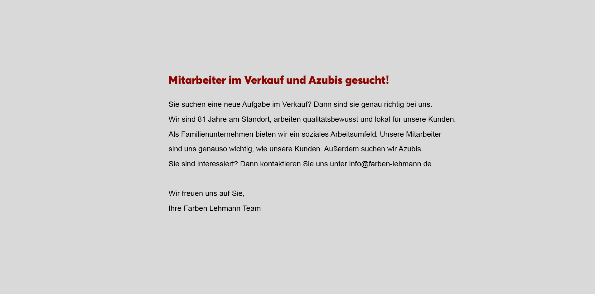 Verkauf und Auszubildende