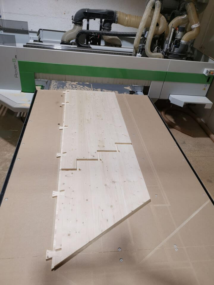 CNC-Zulieferteile aus Holz
