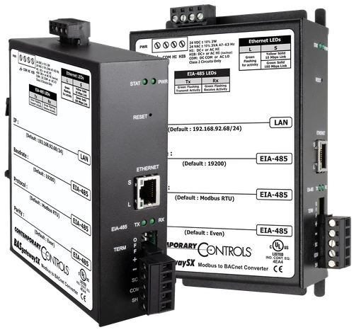 BASgatewaySX – Modbus to BACnet Gateway (SSL)