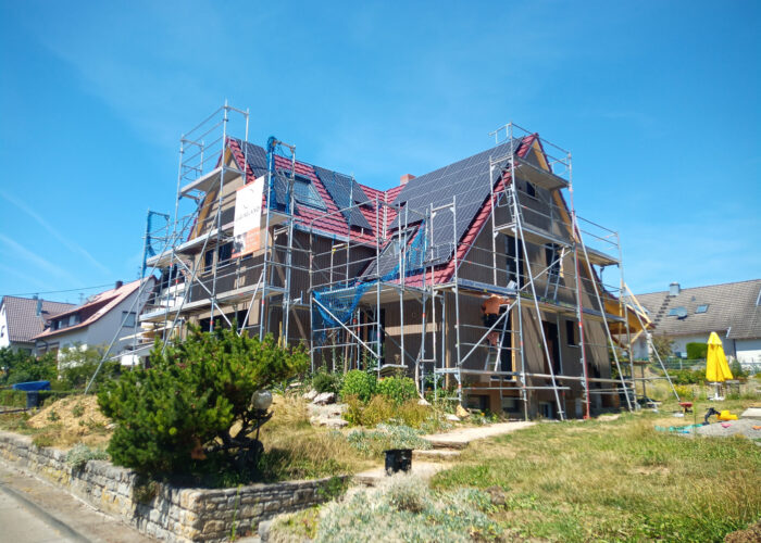 Montage auf der Baustelle