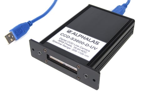 Digitale CCD-Zeilenkamera mit USB 2.0 und LabVIEW-Treibern