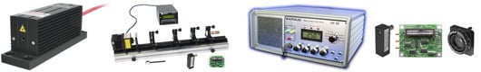 Produktübersicht: Lasers, Optics, Electronics