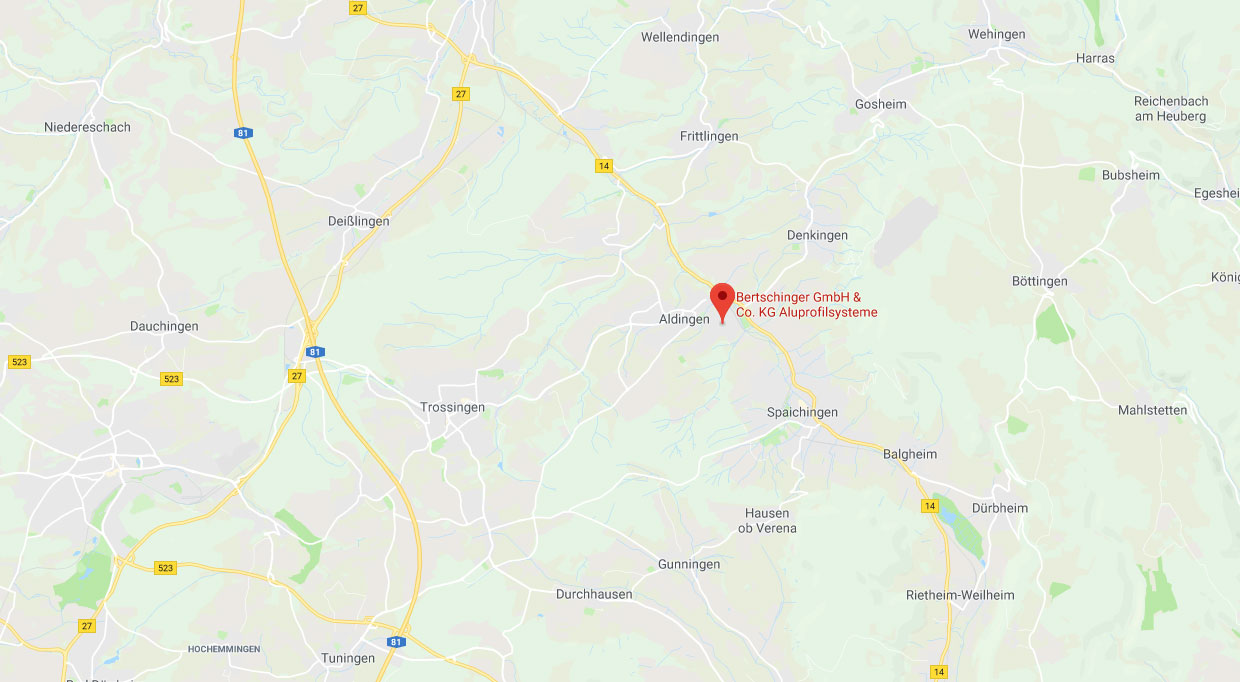 Anfahrtsskizze Aldingen
